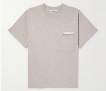 Mountain Expedition T-Shirt aus Baumwoll-Jersey mit Logoprint in Stückfärbung
