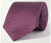 Krawatte aus Seiden-Jacquard, 8 cm