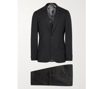 A Suit To Travel In Soho dunkelgrauer Anzug aus Wolle mit schmaler Passform