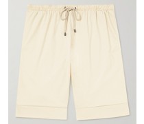 Shorts aus Sea-Island-Baumwoll-Jersey mit Kordelzugbund