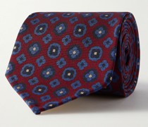 8cm Printed Silk Tie