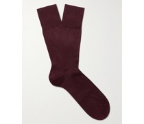 No 4 Socken aus einer Maulbeerseidenmischung