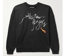 Foggy Sweatshirt aus Baumwoll-Jersey mit Logoprint