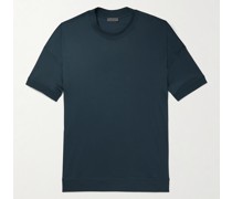 T-Shirt aus Sea-Island-Baumwoll-Jersey