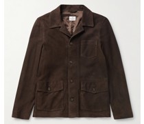 Arbeitsjacke aus Veloursleder
