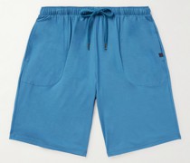 Basel 15 gerade geschnittene Shorts aus Jersey aus Stretch-Modal mit Kordelzugbund