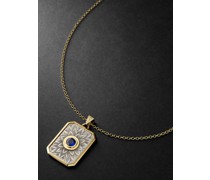 18-Karat Yellow and White Gold Sapphire Necklace
