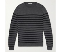 Wareham Slim-Fit Striped Merino Wool Sweater