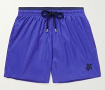 Mokami Mid-Length Embroidered Recycled Swim Shorts