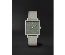 Tetra Ode To Joy Hand-Wound 29.5mm Stainless Steel and Leather Watch, Ref. No. 445