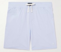 Gerade geschnittene Pyjama-Shorts aus Jersey aus einer Stretch-Modal-Baumwollmischung