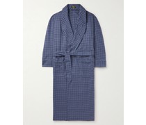 Gingham Cotton-Flannel Robe