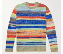 Handspun Hazy Striped Cashmere Sweater