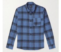 Trek Checked Cotton-Blend Flannel Shirt