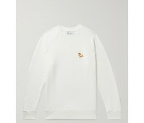 Chillax Fox Logo-Appliquéd Cotton-Jersey Sweatshirt