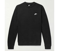 Sportswear Club Logo-Embroidered Cotton-Blend Tech Fleece Sweatshirt