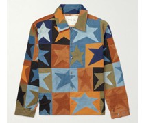Worf Hemdjacke aus Biobaumwolle in Patchwork-Optik