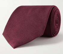 Krawatte aus Seiden-Twill, 8 cm