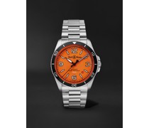 BR V2-92 Orange Limited Edition Automatic 41mm Stainless Steel Watch, Ref. No. BRV292-O-ST/SST