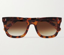 + Cubitts Judd Sonnenbrille mit eckigem Rahmen aus Azetat in Schildpattoptik