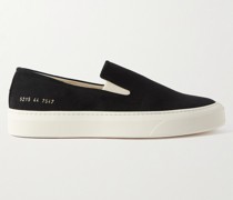 Slip-ons aus Veloursleder