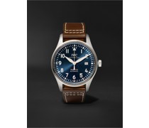 Pilot's Mark XVIII Le Petit Prince Edition Automatic 40mm Stainless Steel and Leather Watch, Ref. No. IW327004
