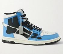 Skel-Top High-Top-Sneakers aus Leder und Nubukleder in Colour-Block-Optik
