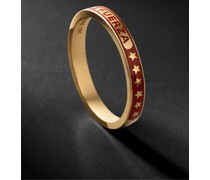 Fuerza Ring aus 18 Karat Gold mit Emaille