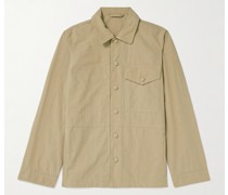 Hemdjacke aus Canvas aus einer Baumwollmischung