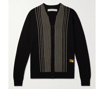 Cardigan aus Baumwolle mit Streifen