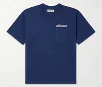 T-Shirt aus Baumwoll-Jersey mit Logoprint