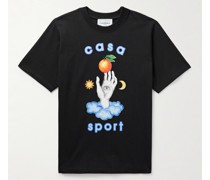 Casa Talisman T-Shirt aus Baumwoll-Jersey mit Print