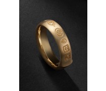 Julius gravierter Ring aus Gold