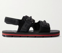 Siwa Sandalen aus Neopren, Gummi und Leder mit Nieten