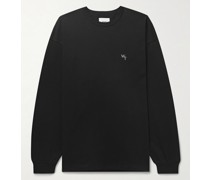 Oberteil aus Baumwoll-Jersey mit Logoprint