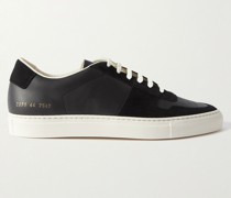 Bball Sneakers aus Leder mit Velourslederbesätzen