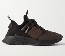 Jago Neoprene, Suede and Leather Sneakers