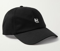 Baseballkappe aus Twill aus einer Baumwollmischung mit Logostickerei