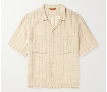 Solana Hemd aus einer Mischung aus Leinen, Lyocell und Baumwolle mit Reverskragen