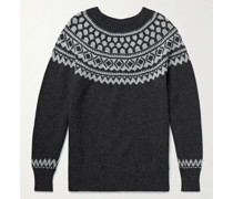 Strangers in Space Pullover aus Wolle mit Fair-Isle-Muster