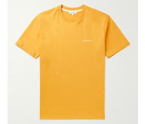 T-Shirt aus Baumwoll-Jersey mit Logoprint