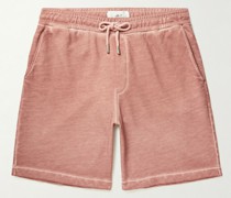 Cold-Dyed Organic Cotton-Jersey Drawstring Shorts