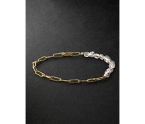 Armband aus recyceltem Gold mit Quarzkristallen
