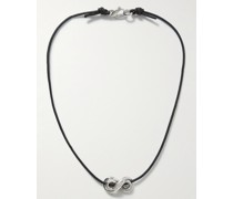 Sterling Silver and Leather Necklace
