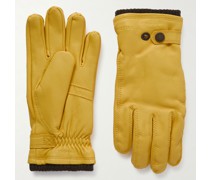 Birger PrimaLoft Handschuhe aus vollnarbigem Leder mit Fleecefutter