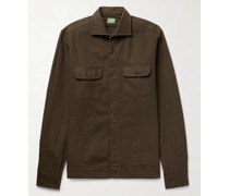 Hemdjacke aus Baumwoll-Twill