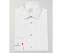 Stretch Cotton-Blend Poplin Shirt