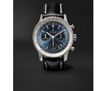 Navitimer 1 B01 Automatic Chronograph 43mm Stainless Steel and Alligator Watch, Ref. No. AB0121211C1P1