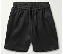 LA Leather Drawstring Shorts