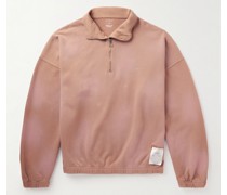 Oberteil aus SoftCell™-Jersey aus Baumwolle mit kurzem Reißverschluss